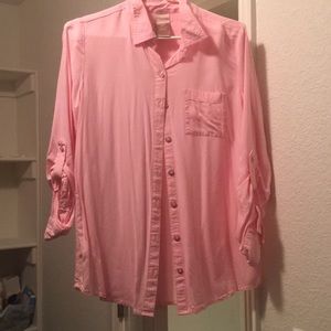 Pink blouse. Worn once